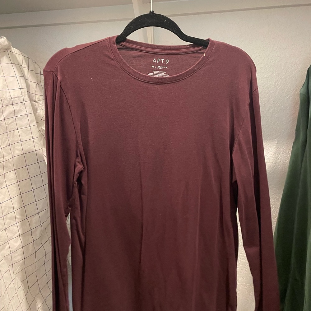 Burgundy Long Sleeve